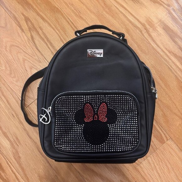 Disney Other - Minnie Primark Backpack Rhinestone 8"x10" 100% PVC